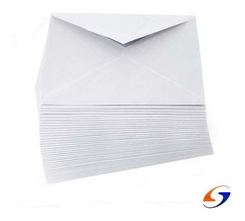 Sobres Carta Blancos 11x16cm. 56gr.  X100 Serviciopapelero