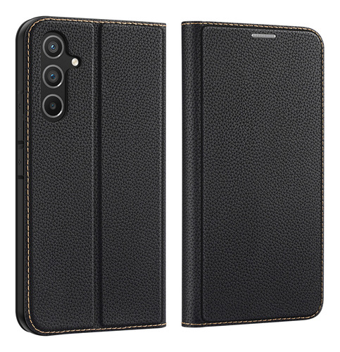 Funda De Piel Tipo Cartera Con Tapa Para Samsung Galaxy A54 Color Black Case For Galaxy A14 5g