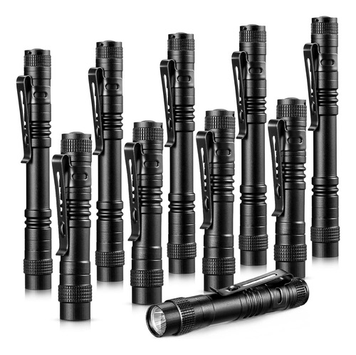 Honoson 10 Mini Linterna Led Pequeña De Mano Para Bolígrafo,