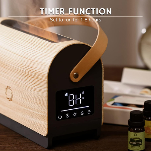 Difusor De Llama Smart Wifi De 500 Ml De Airthereal Con 9 Co