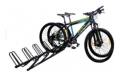 Imagem 3 de 4 de Bicicletário De Chão Para 05 Bicicletas Preto