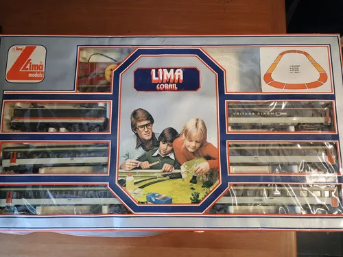 Set Lima Locomotora Y 5 Vagones Sncf H0 (Usado)