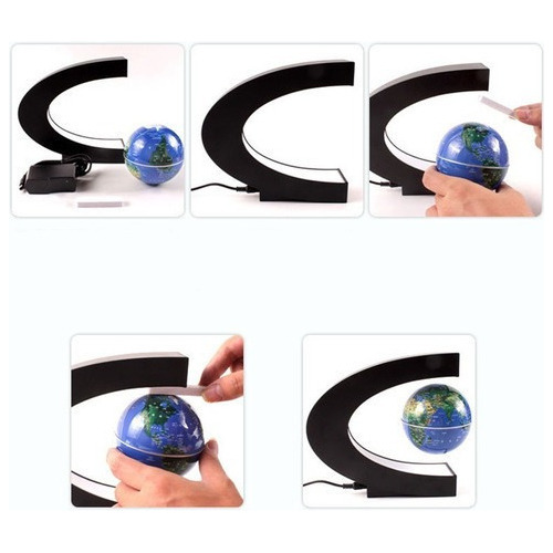 Lámpara De Globo Flotante Magnética Escritorio Planet Earth