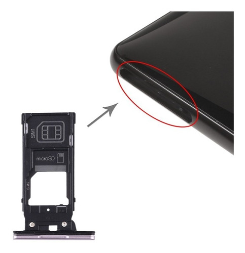 Bandeja De Tarjeta Dual Sim Y Micro Sd Para Sony Xperia Xz2