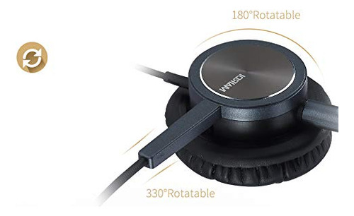 Auriculares Usb Con Micrófono De Cancelación De Ruido Y