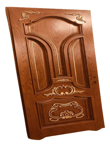 Puerta Chicam De Madera Elegante Para Exterior