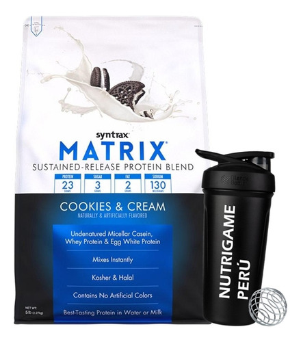 Matrix 5 Lb Proteina Whey Americana Syntrax - Tienda Fisica