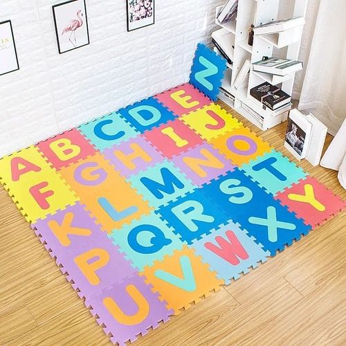 Pack X2 Alfombra Goma Eva Bebes Piso Goma Eva Alfombra Bebe