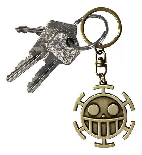 Llavero Metálico Corazón Piratas Strafalgar One Piece