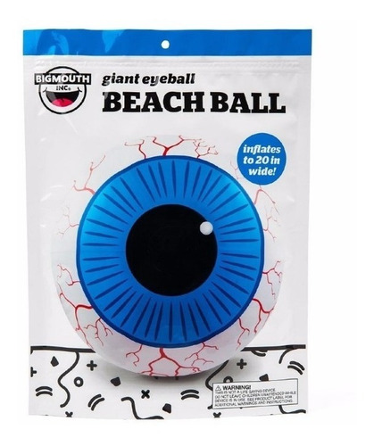 Imagen 4 de 4 de Inflable Pelota De Playa Ojo Gigante De Bigmouth Inc.