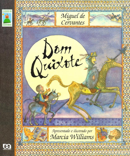 Dom Quixote, de Williams, Marcia. Série Clássicos em quadrinhos Editora Somos Sistema de Ensino, capa mole em português, 2004
