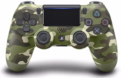 Control Ps4 Playstation 4 Nueva Generación Verde Camuflado