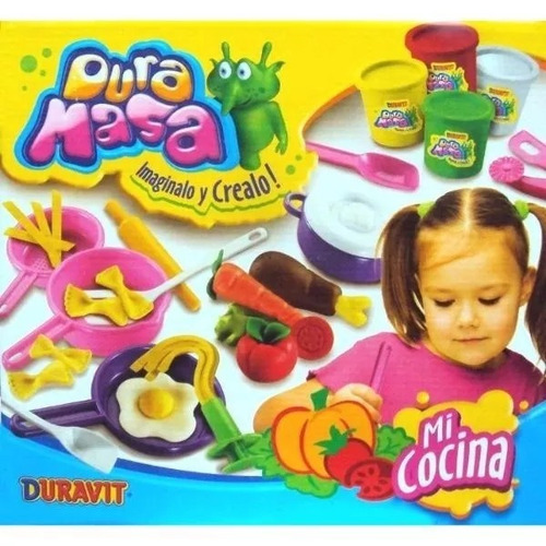 Imagen 2 de 5 de Juego De Masa Duramasa Duravit Mi Cocina Set Ollas Y Masas