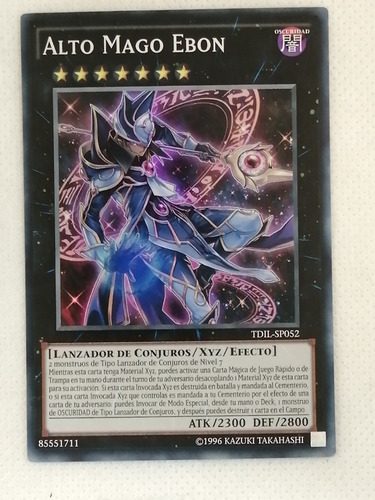 Super Xyz Yugioh Alto Mago Ebon