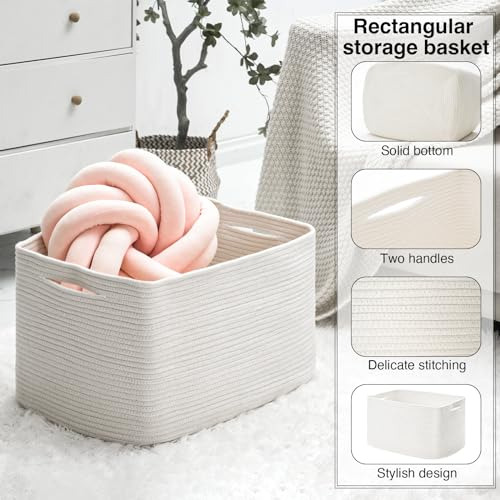 Cesta Grande Rectangular Para Mantas, Cesta Grande De Almace
