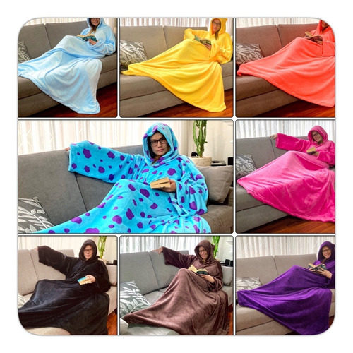 Cobijas Con Mangas Mantas Con Mangas Pijamas Monk