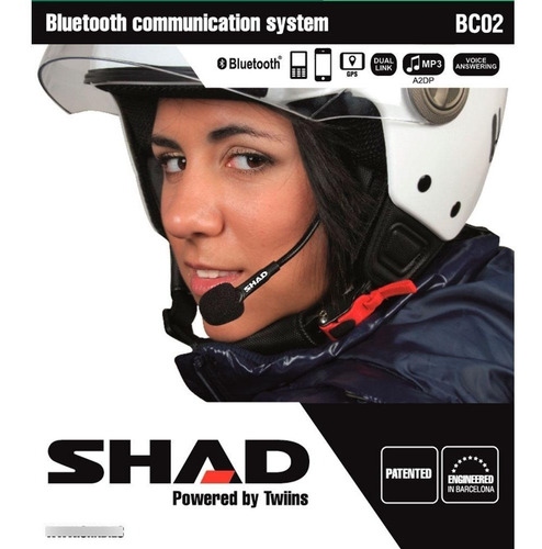 Imagen 2 de 2 de Shad Manos Libres Bt Bc02 Xobc02 Kit