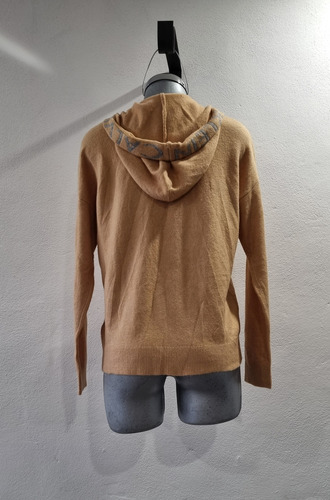 Sueter Calido Sweater Tunica Con Capucha Calvin Klein Mujer