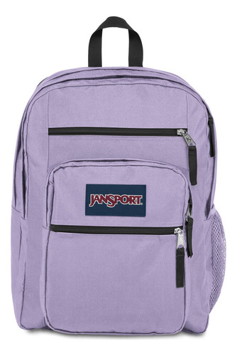 Mochila urbana JanSport Big Student color lila diseño lisa 34L