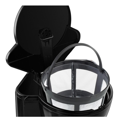 Imagen 2 de 2 de Cafetera Black+Decker DCM1100 semi automático negra de filtro 110V