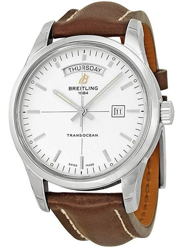 ~? Breitling Transocean Day & Date Automatic Reloj Para Homb