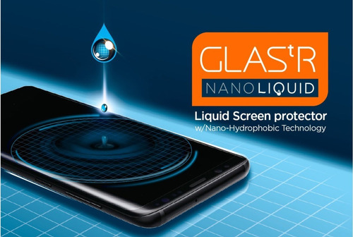 Imagen 2 de 9 de Protector De Pantalla Spigen Glas.tr Nano Liquid Americano
