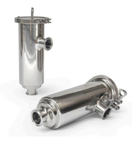 Filtro Lavable En L, Malla Lavable 100 Micrones, 1.5 Clamp