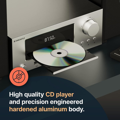 Microcomponente Estéreo Bluetooth Oakcastle 100 W Hifi