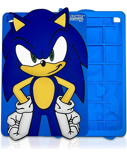 Sonic The Hedgehog Funda Trasera De Silicona Para iPad, Goma