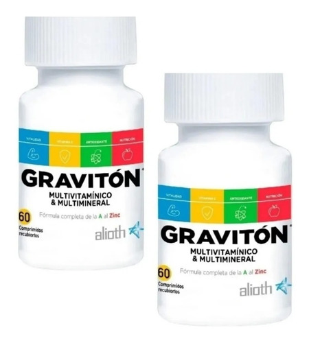 Gravitón Multivitamínico X 120 Comprimidos Vit + Minerales