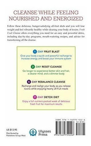 Fresh Fruit Cleanse Detox, Lose Weight And Restore.., de Hall, Lea. Editorial Ulysses Press en inglés