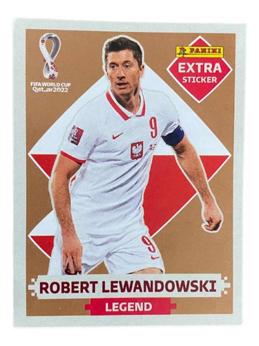 Figurinha Da Copa 2022 - Robert Lewandowski Legend Bronze Legend Bronze Lewandowski