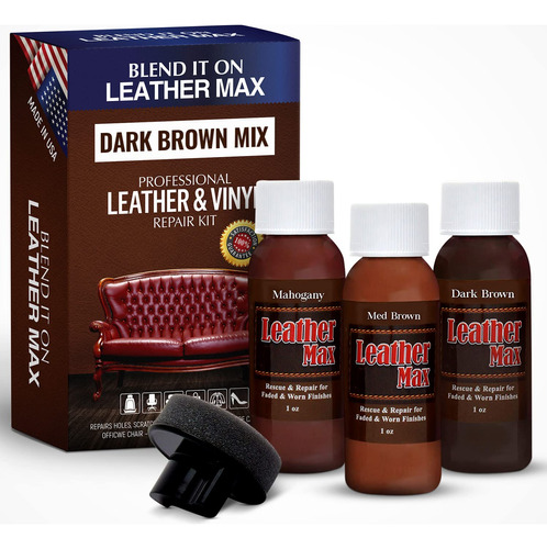 Leather Max Quick Blend - Kit De Reacabado Y Reparacion, Res