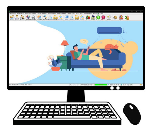 Software Assistência Técnica Refrigeração + Financeiro V4.0