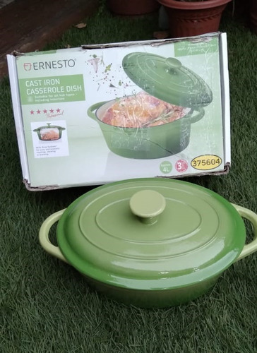 Olla De Hierro Fundido 37 X 23,5 X 17,8 4lts Marca Ernesto®