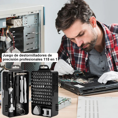 Kit Destornillador 115 En 1 Bisutime