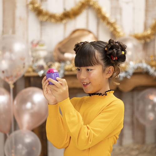 Tamagotchi Pix Púrpura De Fiesta Con Globos Para Celebrar