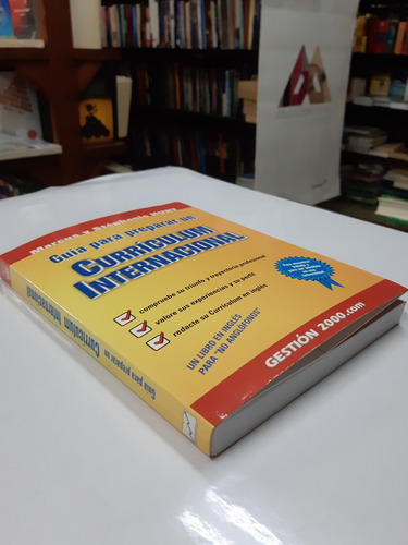 Imagen 3 de 3 de Guia Para Preparar Un Curriculum Internacional- Marcus Hurt