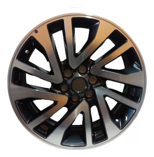 Roda Nissan Frontier 19/21 Aro 18 Diamantada Cinza Escuro