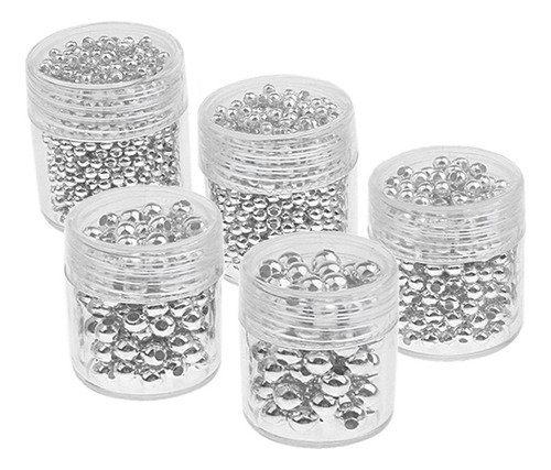 Wpd 5 Sets Perlas Espaciadoras De Acero Inoxidable