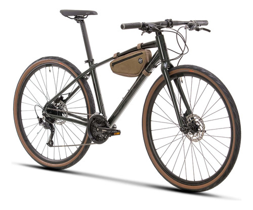 Bicicleta Urbana Activ 2023 Shimano Altus 27v Cor Verde 