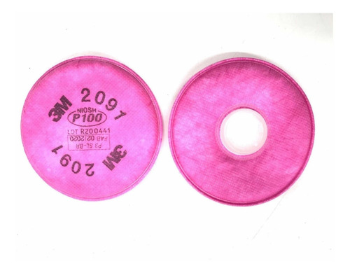 Par De Filtro P100 Hepa Marca 3m Modelo 2091