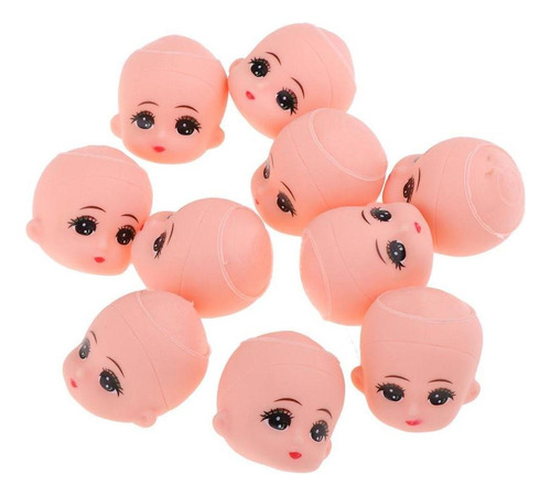 10 Piezas Mini Calva Esculpir Con Para Mini Muñeca De De 5