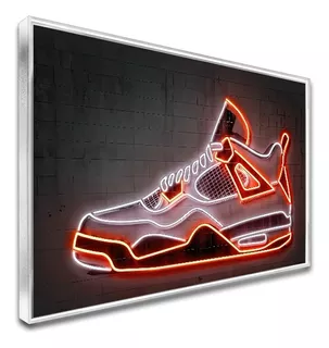 Quadro Tenis Da Nike Neon C/moldura