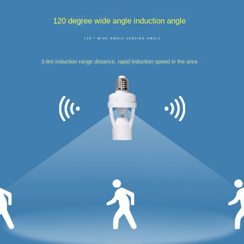 M Lámpara De Inducción Con Sensor De Movimiento Inteligent