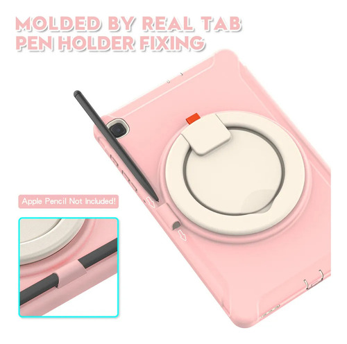 Funda Resistente Para Tab S6 Lite Protector 3 En 1