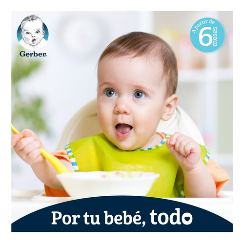 Papilla Gerber Etapa 2 Ejotes Calabacitas 12frascos 113g C/u