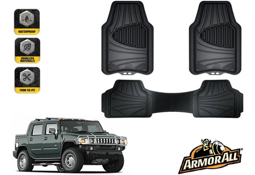 Tapetes 3 Piezas Uso Rudo Hummer H2 Pick Up 2006 Armor All