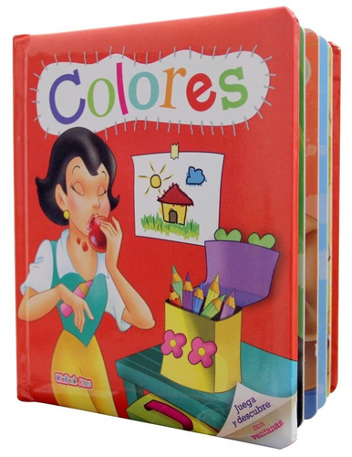 Imagen 2 de 5 de Libro Didáctico Colores Juega Y Descubre Con Ventanas
