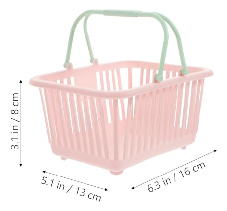 Cestas Pequeñas De Plástico Para Compras Infantiles